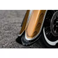 Garde-boue arrière softail extensible 4" avec embout 2000-2017