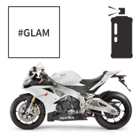 Peinture tricouche en spray aprilia bianco glam pearl rsv4 2009