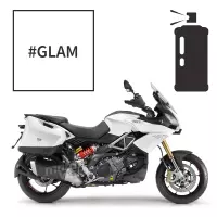 Peinture tricouche en spray bianco glam pearl aprilia caponord 1200 2013-2016