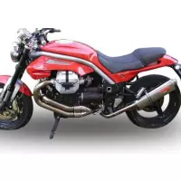 Pot gpr tri-ovale inox - homologué  - moto guzzi griso 1100 2005/08