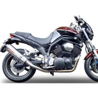 Pot gpr tri-ovale inox - homologué  - yamaha bt bulldog 1100 2002/07