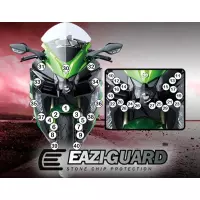 Film de protection anti-gravillons eazi-guard® pour kawasaki ninja h2 sx 2018-
