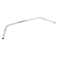 Guidon tracker noir 1 1/4" harley davidson softail deuce fxstd fxstc dyna super glide bob street