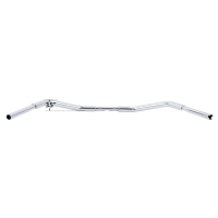 Guidon tracker noir 1 1/4" harley davidson softail deuce fxstd fxstc dyna super glide bob street