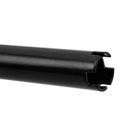 Guidon tracker noir 1 1/4" harley davidson softail deuce fxstd fxstc dyna super glide bob street