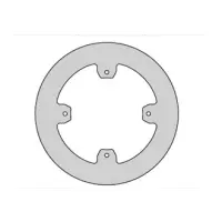 Disque de frein arrière type rond fe.h449 pleins