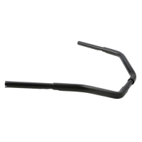 Guidon tracker noir 1 1/4" harley davidson softail deuce fxstd fxstc dyna super glide bob street