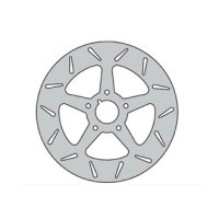 Disque de frein arrière type rond fe.h597