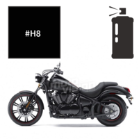 Peinture en spray kawasaki ebony vn900 custom 2007/2009/2015