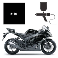 Peinture kawasaki ebony zx6r 1993-2009