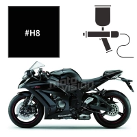 Peinture kawasaki ebony zx10r 2006-2011