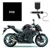 Peinture kawasaki ebony z1000 2009-2012