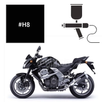 Peinture kawasaki ebony z750 2004-2011