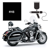 Peinture kawasaki ebony vn1700 vulcan nomad 2009-2011