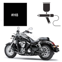 Peinture kawasaki ebony vn1700 classic 2010-2014