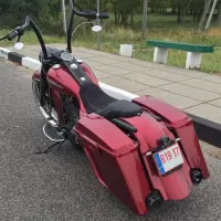 Garde-boue arrière touring overlay étendu 1996-2008 "smooth"