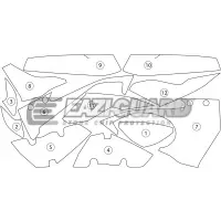 Film de protection anti-gravion eazi-guard® pour bmw hp4 2015-2017