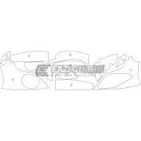 Film de protection anti-gravion eazi-guard® pour bmw hp4 2009-2014