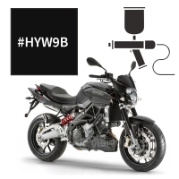 Peinture corsa black aprilia 750 sl shiver  2010-2017