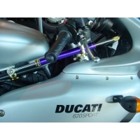 Kit fixation pour amortisseur de direction hyperpro