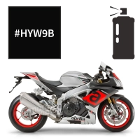 Peinture en spray aprilia corsa black rsv4 rr 2015-2018