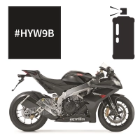 Peinture en spray aprilia corsa black rsv4 2010-2011 