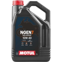 Huile motul ngen 7 10w40 4t mélange synthétique durable 111836