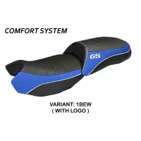 Funda de asiento compatible bmw r 1200 gs (13-18) modelo ortigia bord 2 comfort system