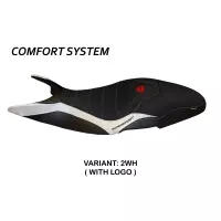 Funda de asiento compatible con sistema de confort ducati super sport (17-21) modelo pistoia 3