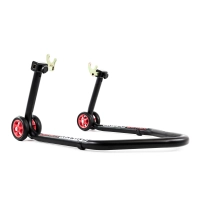 Béquille arrière en un bloc pour diabolos