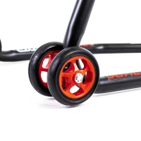 Béquille arrière en un bloc pour diabolos