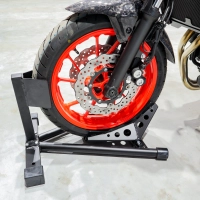 Béquille avant de transport pour moto