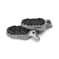 Repose-pieds akrapovic titane triumph tiger