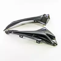 Ecopes latérales sous tête de fourche carbone brillant bmw s1000rr 2015 - 2018