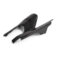 Lèche roue carbone avec guide chaine triumph trident 660 2021-