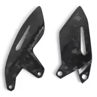 Reposes pieds carbone carbone pour kawasaki h2