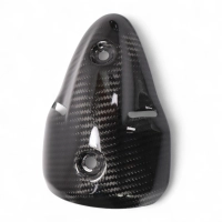 Paire de pare chaleur de silencieux carbone ducati monster 696 1100 1100s