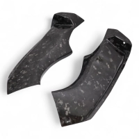 Paire de caches latéraux carbone kawasaki zx6r 2003 - 2004