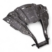 Cache central de tête de fourche carbone kawasaki zx10 2011-2015