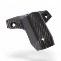 Cache clef carbone cfmoto 675sr