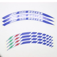 Iserets de jantes the doctor - couleur bleu