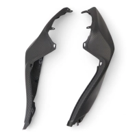 Paire de flancs de coque carbone kawasaki zx6r 636 2013-..