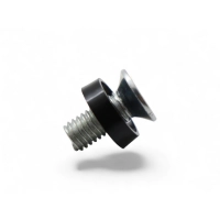 Rondelle de finition en nylon noir pour vis tête conique m6 - m8 (ref#33)