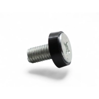 Rondelle de finition en nylon noir pour vis tête conique m6 - m8 (ref#33)