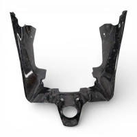 Entourage de clef  avec canaux d'airs carbone verni ducati 899-1199 panigale