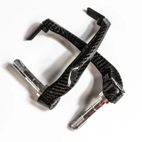 Paire de protection de leviers frein et embrayage carbone