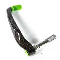 Paire de protection de leviers frein et embrayage carbone