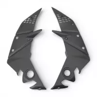 Paire de protections de cadre carbone z1000 2007-2009 z750  2007-2012 z750 r 2011-2012