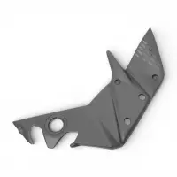 Paire de protections de cadre carbone z1000 2007-2009 z750  2007-2012 z750 r 2011-2012