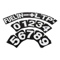 37 numéros et symboles pour petit tableau de panneautage